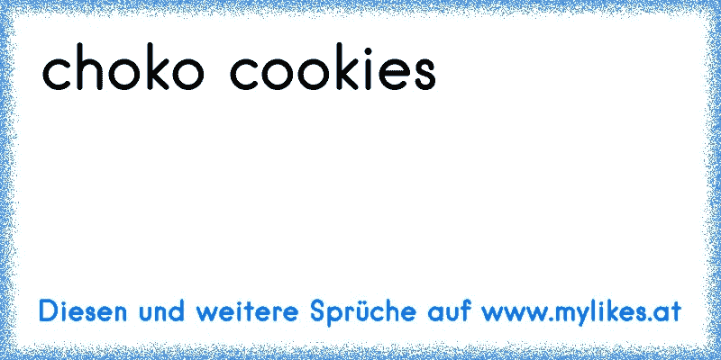 choko cookies 